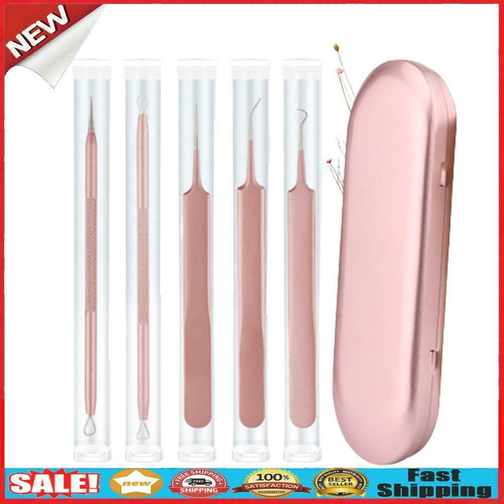 Acne Removal Needles Kit Pimple Extruder Spot Acne Clip Skin Care Tools @