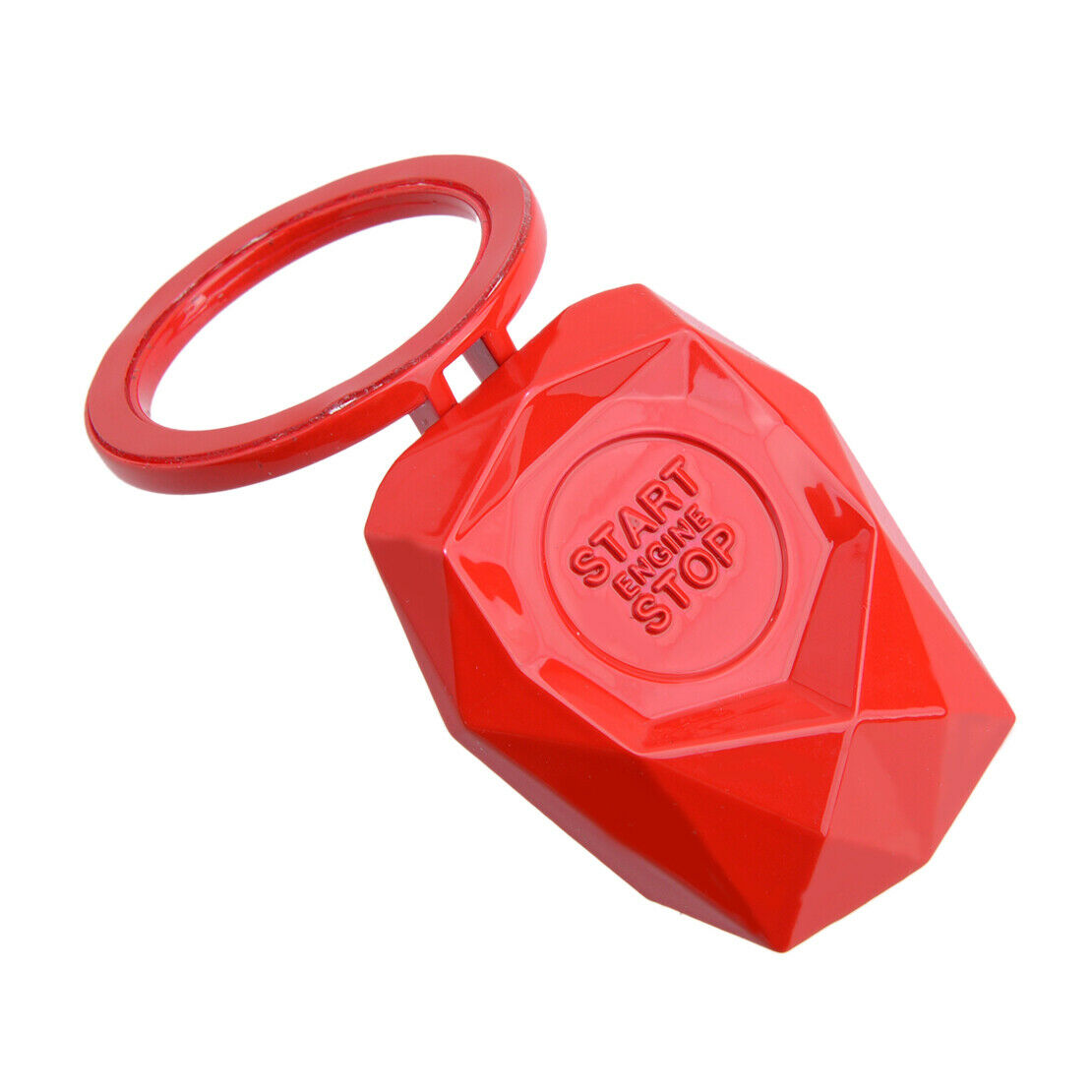 Universal Car Engine Start Stop Push Button Switch Protection Cover Trim Cap 3cm