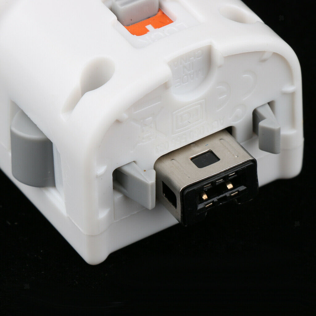 White Motion Plus External Sensor Adapter for   Wii Remote Controller