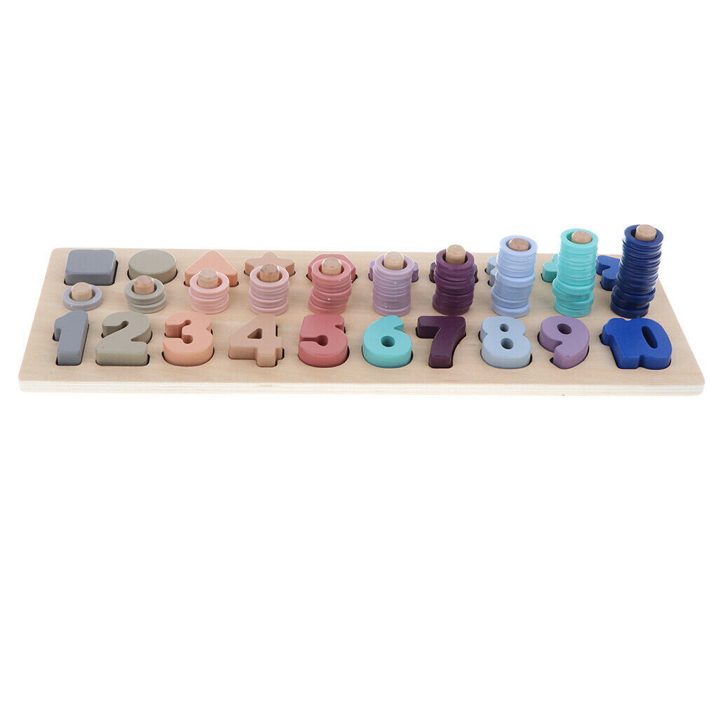 Geometric Wooden Toys Intellectual Development For Children