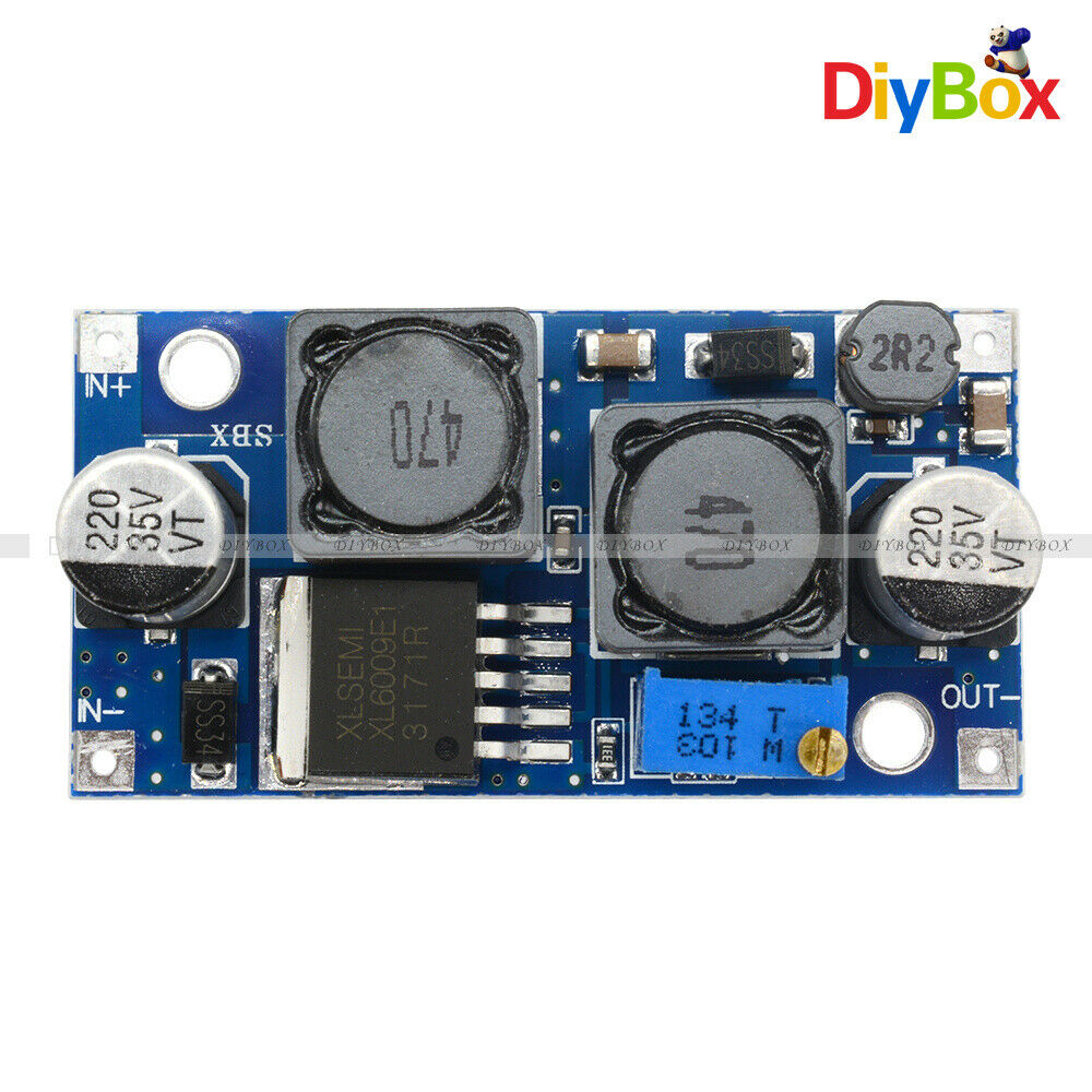 5PCS DC Boost Buck adjustable step up down Converter XL6009 Module Solar Voltage
