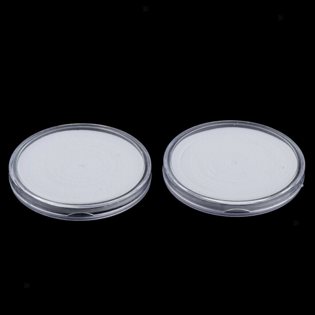 100 Pieces Coin Capsules Coin Case Storage Container for Coin Penny Organizer