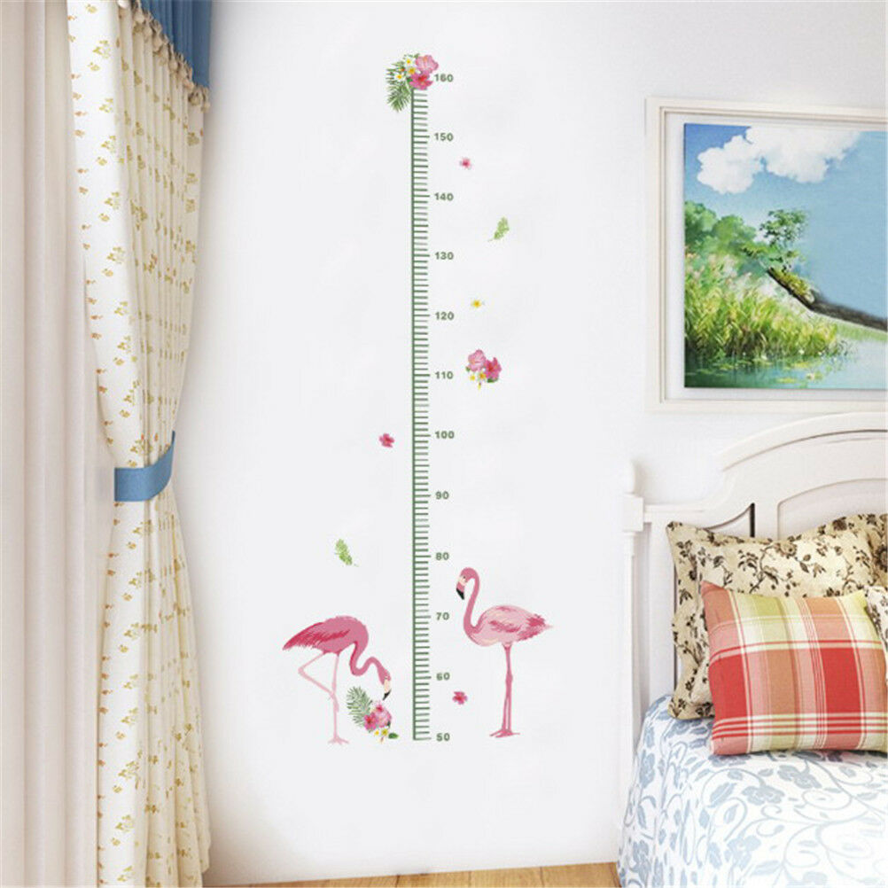 Flamingo Height Wall Stickers For Living Room Bedroom Decoration joJC.l8