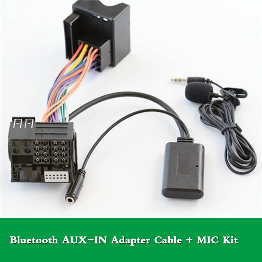 Car Radio Bluetooth Adapter Cable Microphone Handsfree Kit For Peugeot Citroen