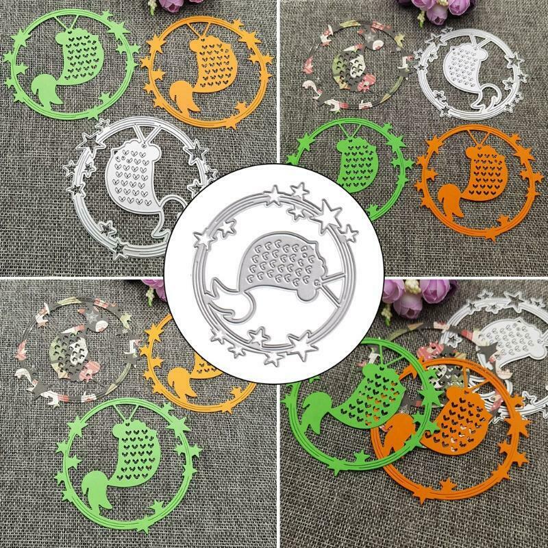 Circle Star Metal Cutting Die Stencil DIY Scrapbooking Album Paper Card Template