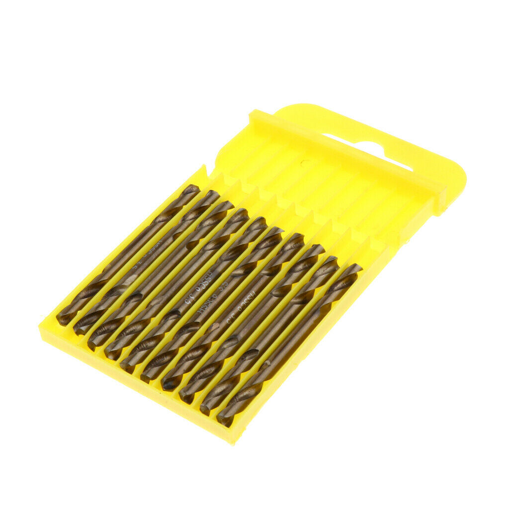 10 Pcs 10 Pcs HSS Drill Bits Double Sided Heavy Duty