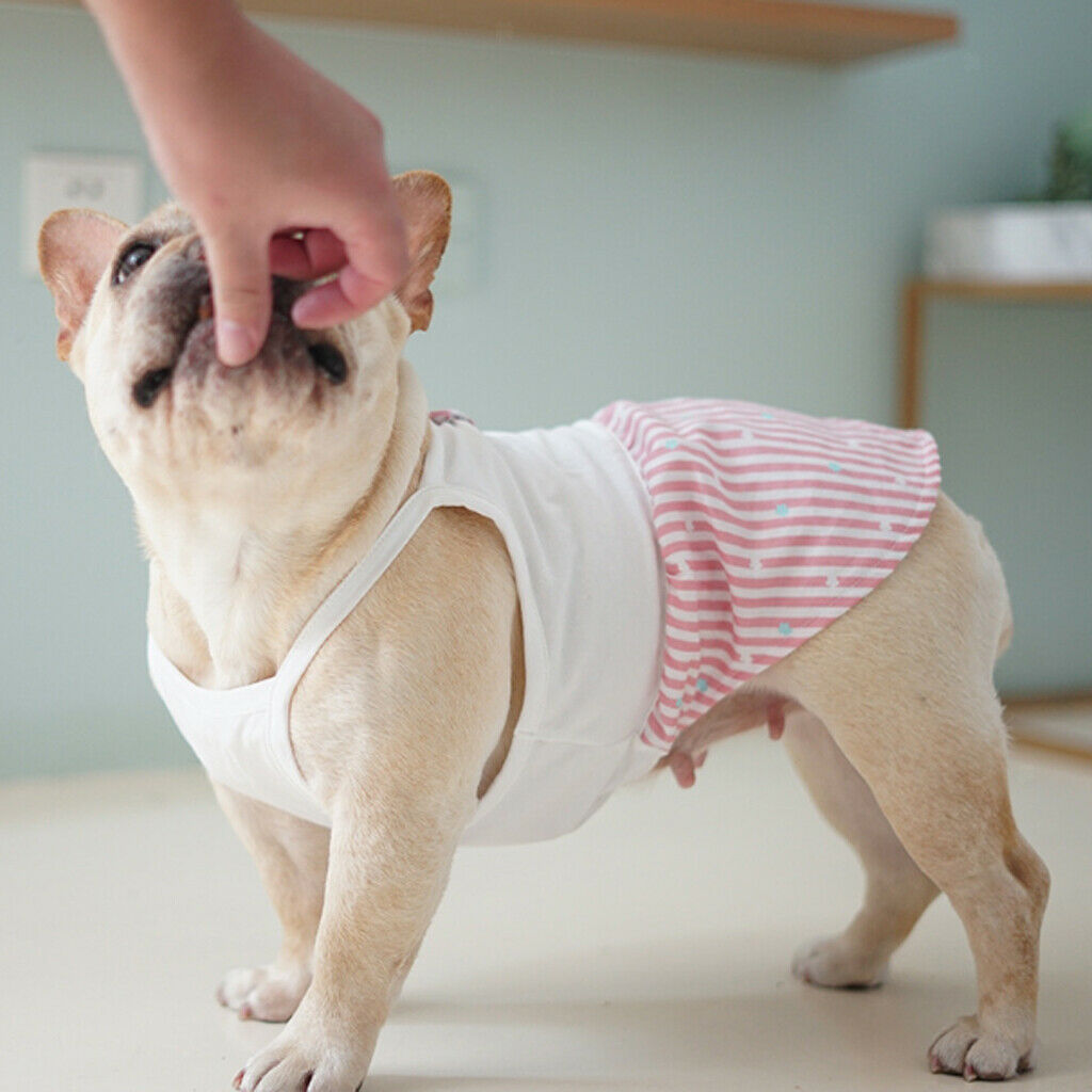 Pet Dresses Perfect Princess Clothes For Puppy Dogs Apparels Dot Dress Pink
