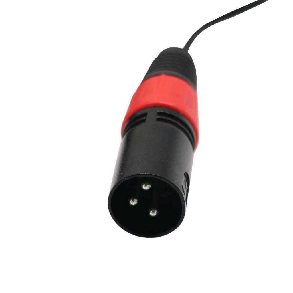 Dual 3 Pin XLR Male to 3.5mm Stereo   Mic Audio Splitter Cable