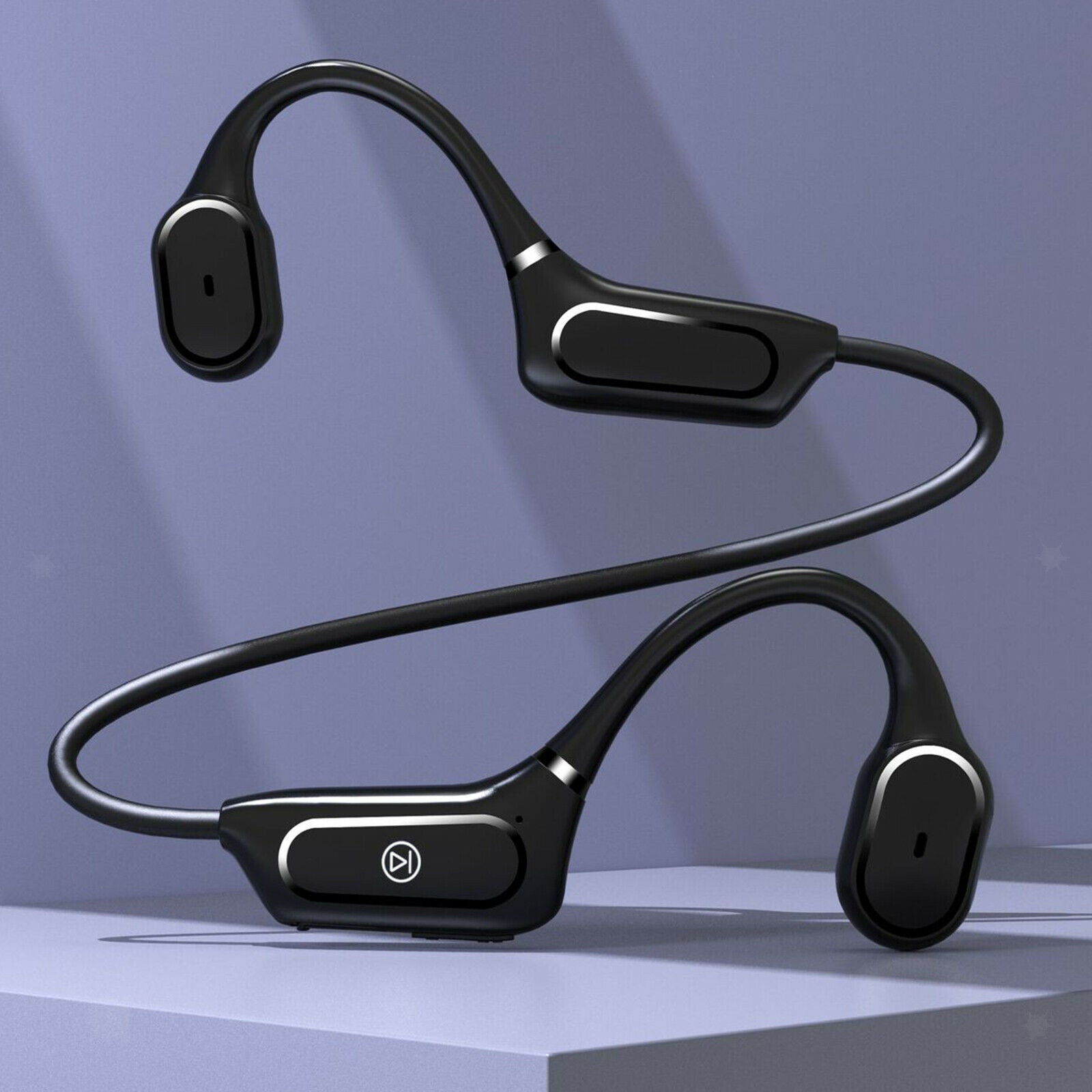 Open Ear Bluetooth Headset Bone Conduction TWS Sport Earphones for Bicycling