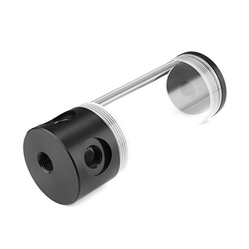 Acrylic Cylinder Reservoir Water Tank G1/4 Screw 50mm x 190mm PC Liquid Cooling