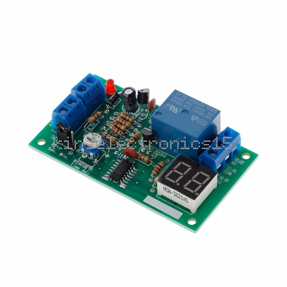 DC 12V LED Display Countdown Timing Timer Delay Turn OFF Relay Switch Module K9