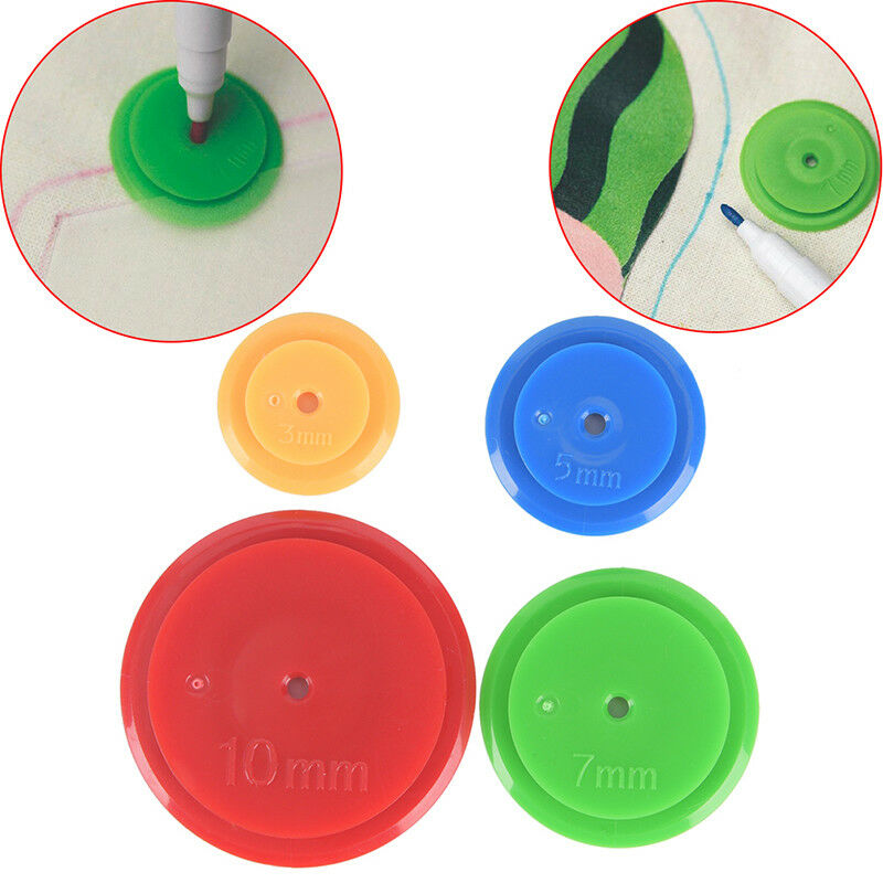 4pc Sewing wheel patchwork wheel tailor scribing tracing loom tools for s Rf
