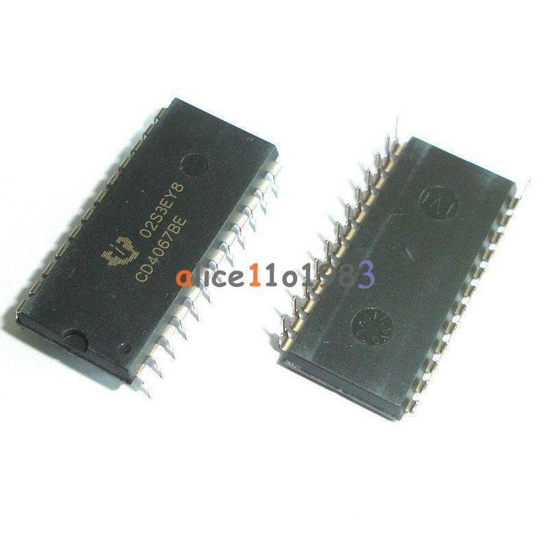 10PCS CD4067BE DIP-24 CD4067 Multiplexers/Demultiplexer