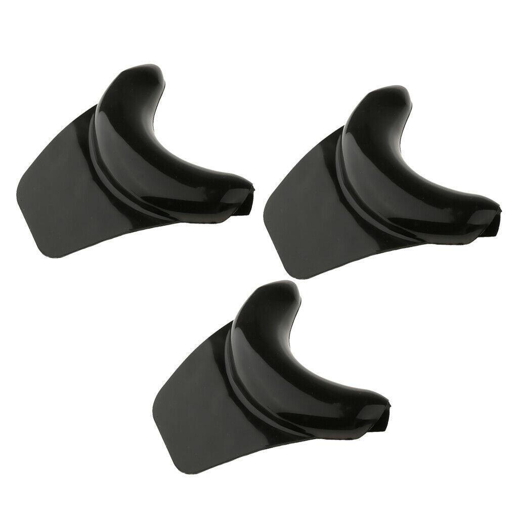 3x Neck Rest Cushion Salon Neck Pillow Black Backwash Comfortable 17x17x4cm