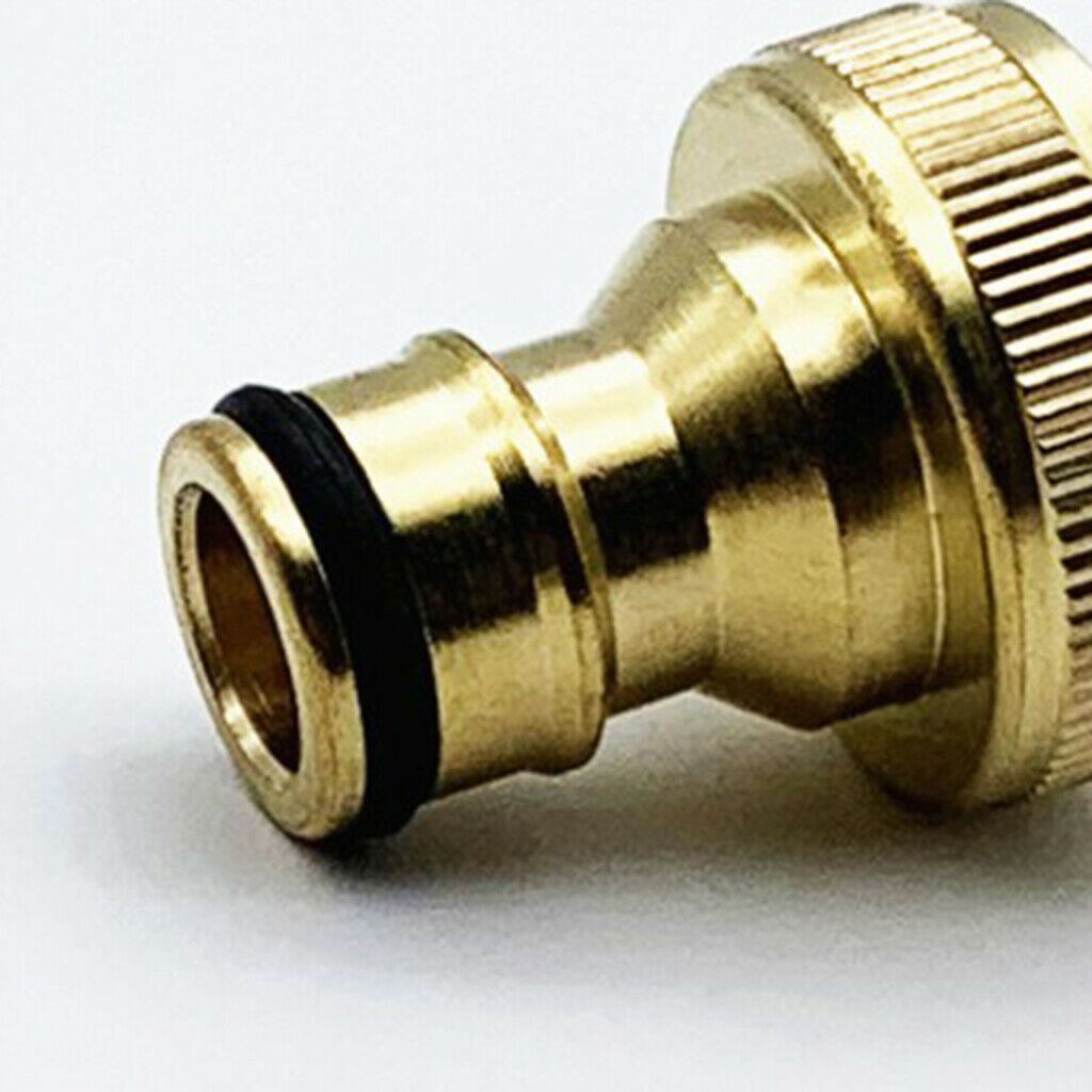 3/4" NPT Balcony Plumbing Tap Hose Pipe Brass Quick Adaptor Female Thread