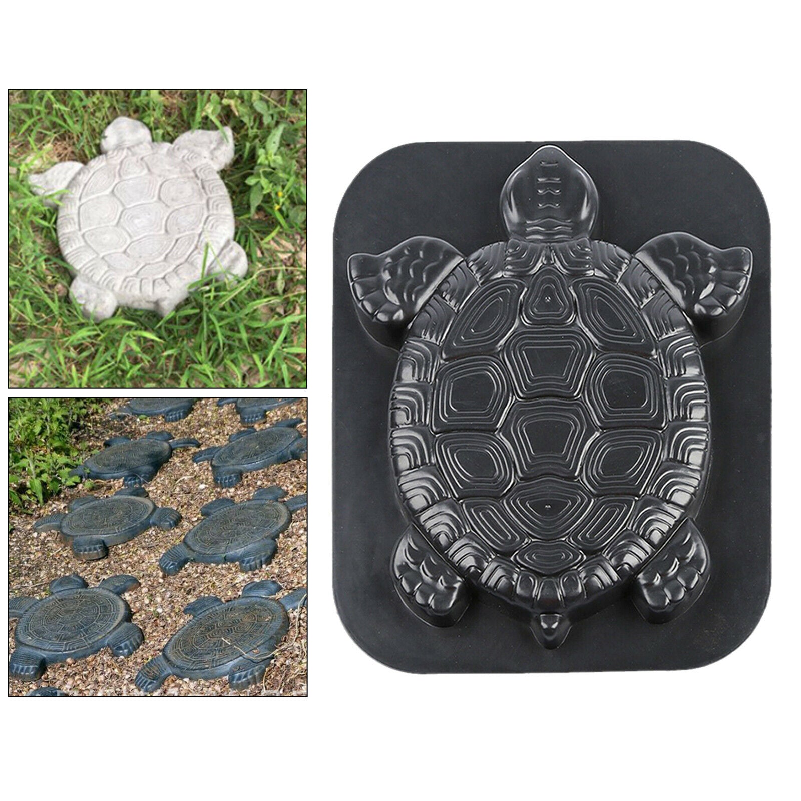 Plastic Mold Turtle Shape Stepping Stone Mould Path Patio Paving Pavement