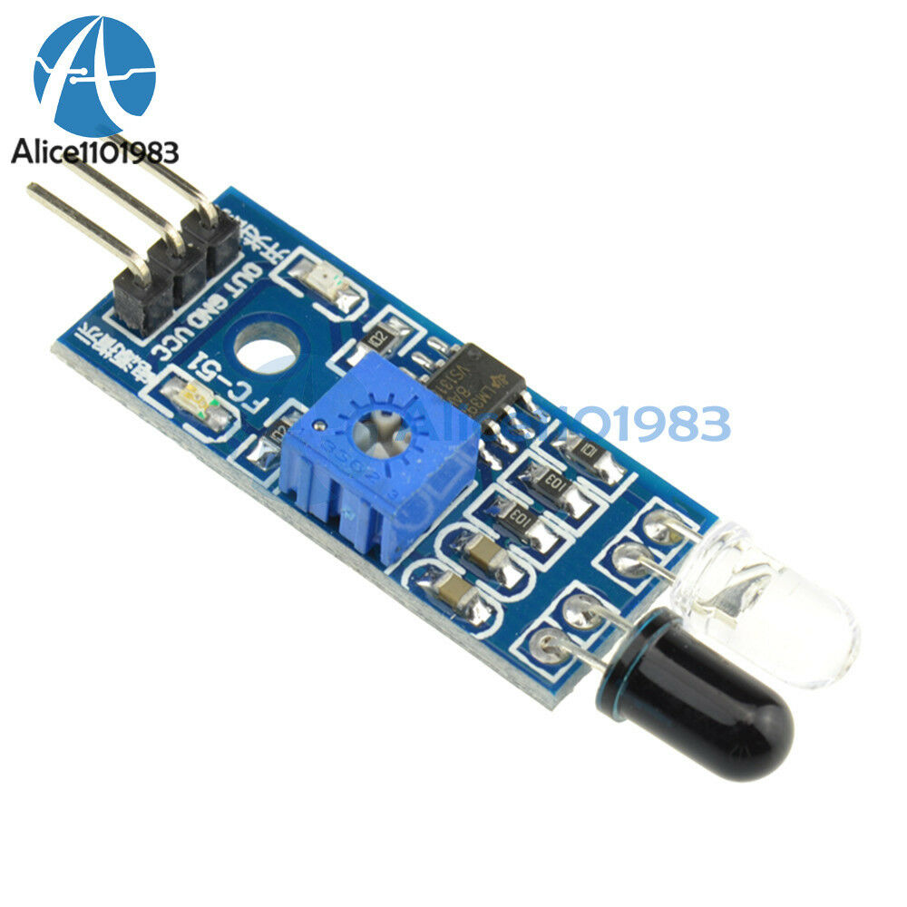 5pcs Car Obstacle avoidance Infrared Sensor module Reflective photoelectric