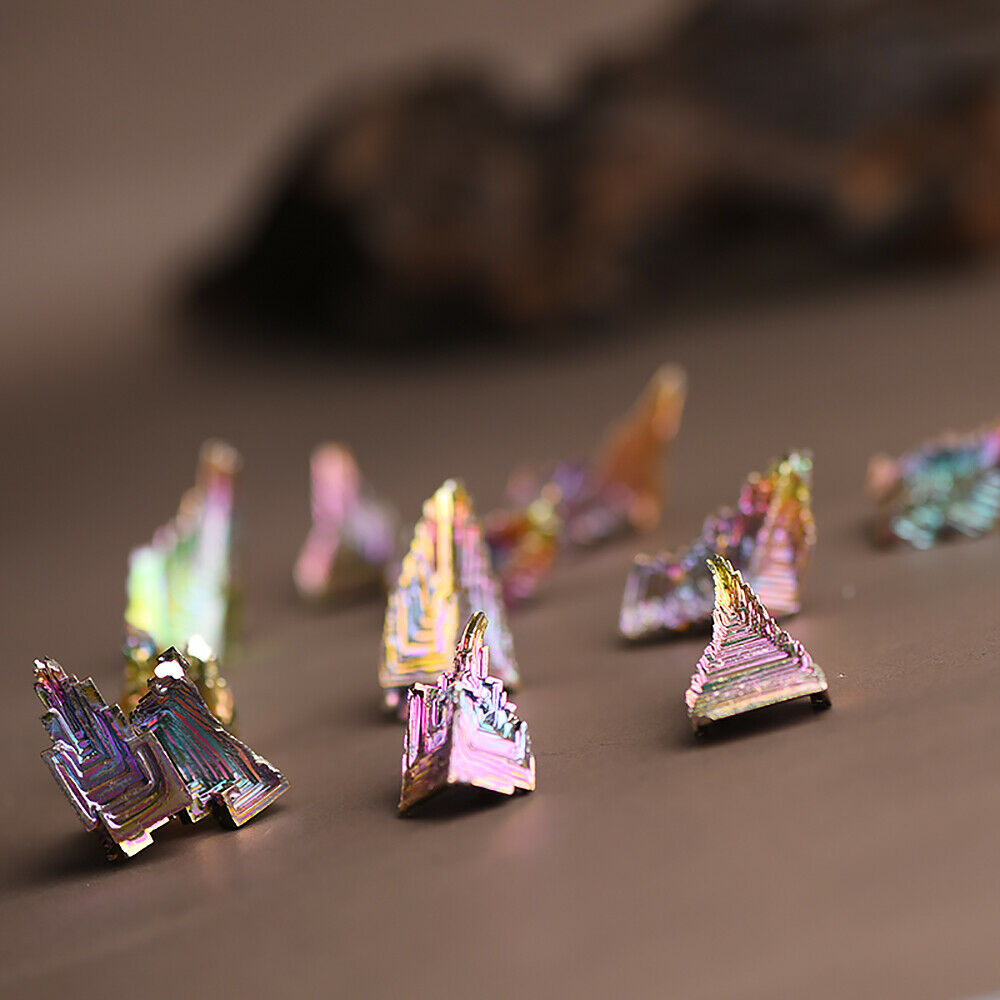 Top Quartz Crystal Rainbow Titanium Cluster VUG Mineral Specimen Healing US GIFT