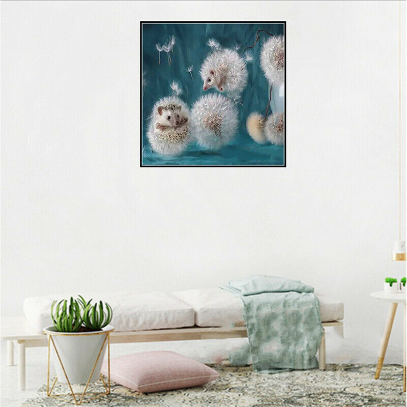 Hedgehog 5D Diamond Painting Full Drill Embroidery Cross Stitch Art Craft Kit HN