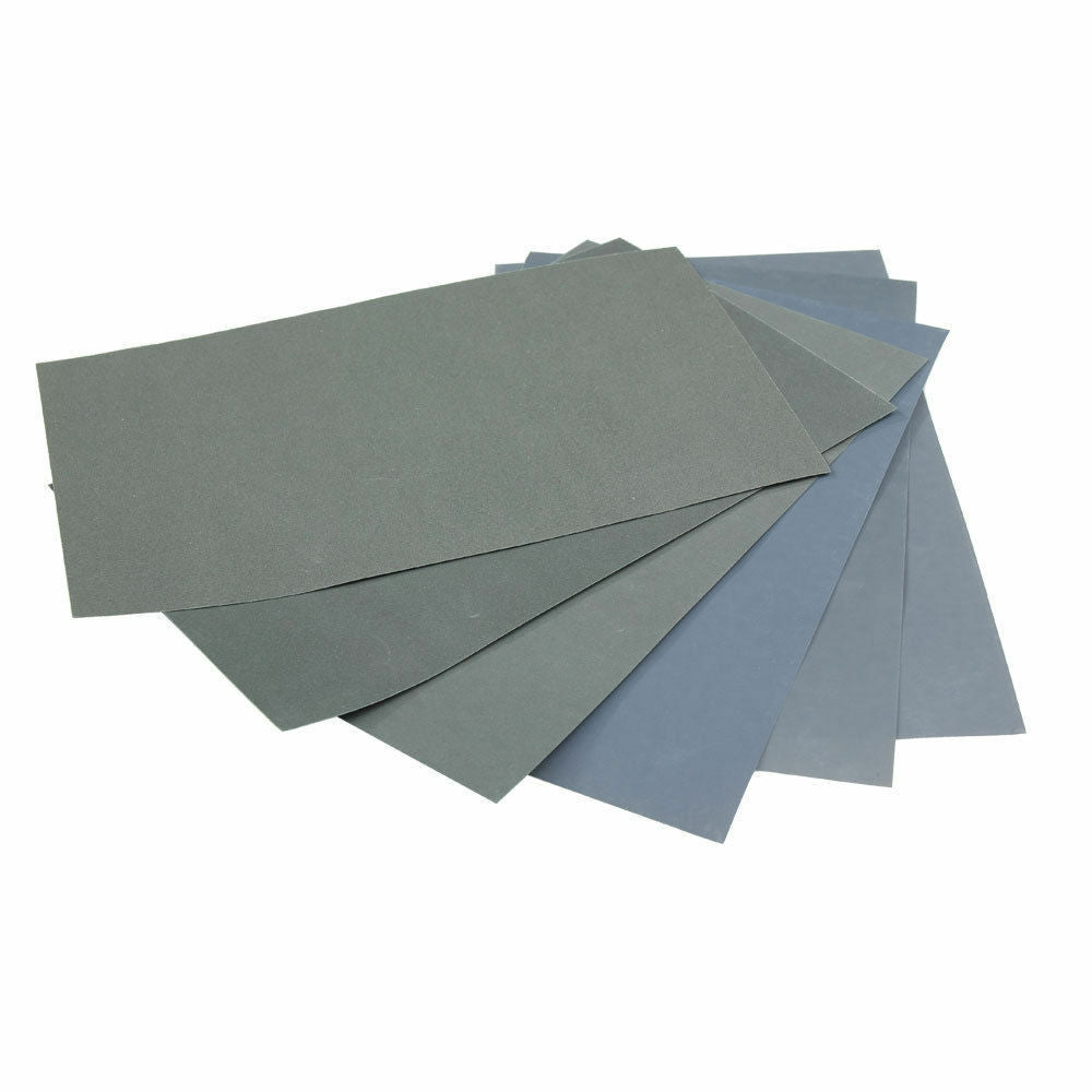 6X Wet Dry Sand Paper Sandpaper 600/1000/1200/1500/2000/2500 Grit