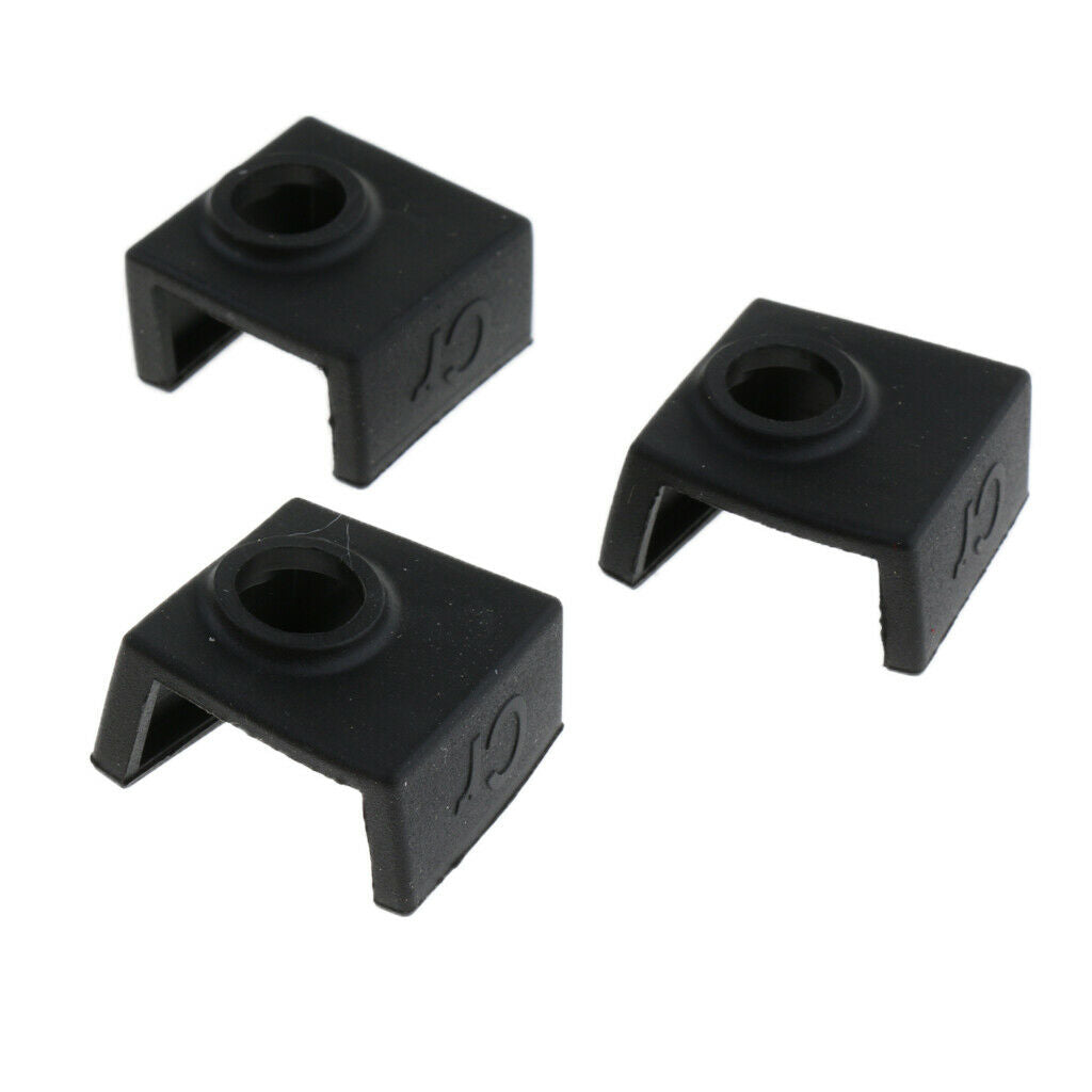 3PCS MK10 Silicone Socks for Creality CR-10,10S,S4,S5, Ender 3, Heater Block