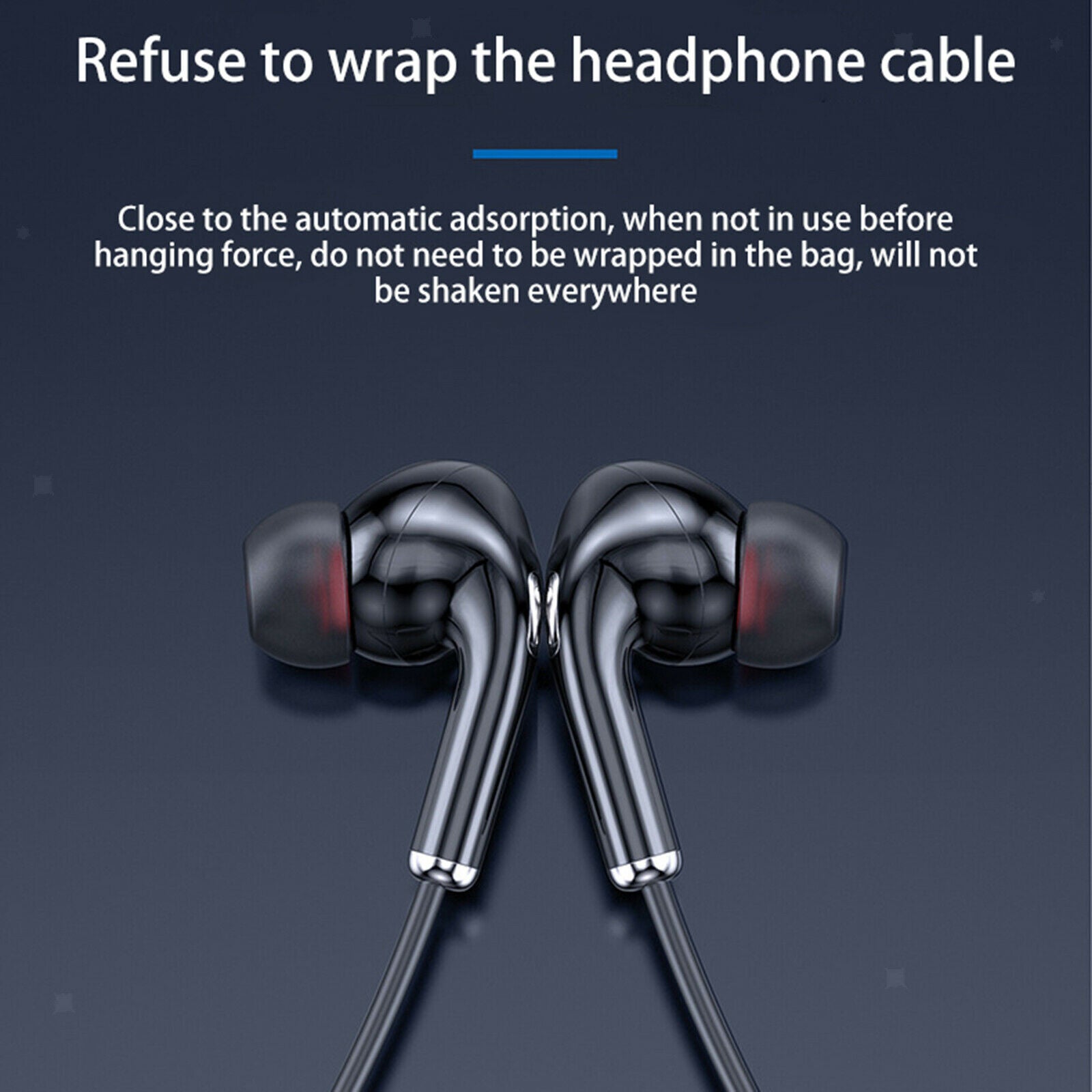 Bluetooth Headphones Wireless Neckband Earbuds Earphones IPX3 Waterproof
