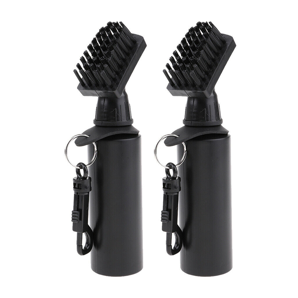 2 Pcs, Golf Club Ball, Plastic Water Bottle, Brush, Cleaning, Golf Cleaning