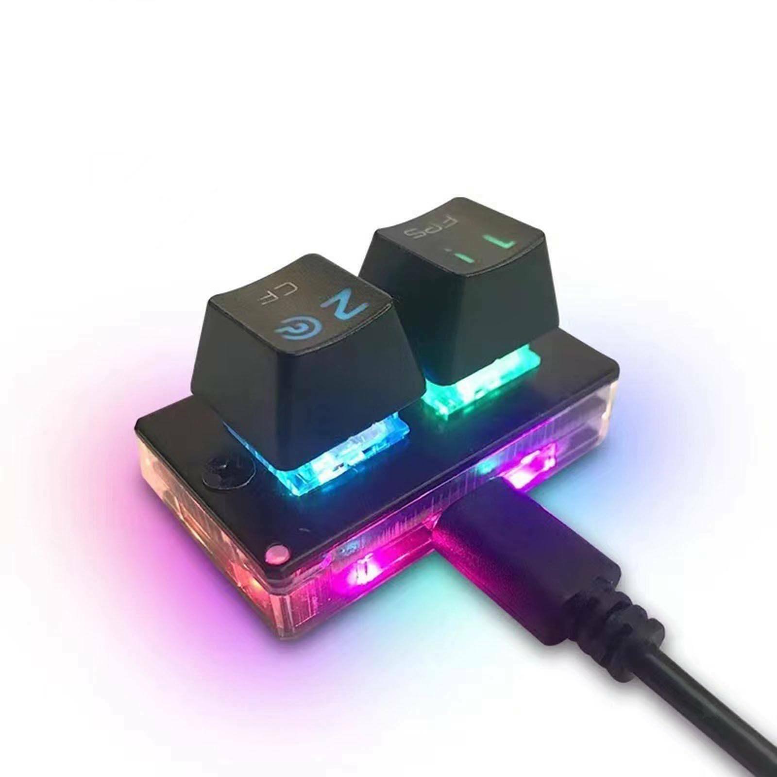 2-Key Keypad OSU Gaming Keyboards Detachable Professional, Hot Swap, RGB Cool