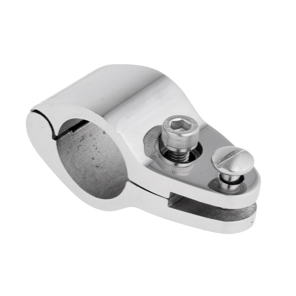 4xBoat Cover/Canopy Fitting Tube Knuckle Clamp Fit 22mm OD Tube Frame Hinged