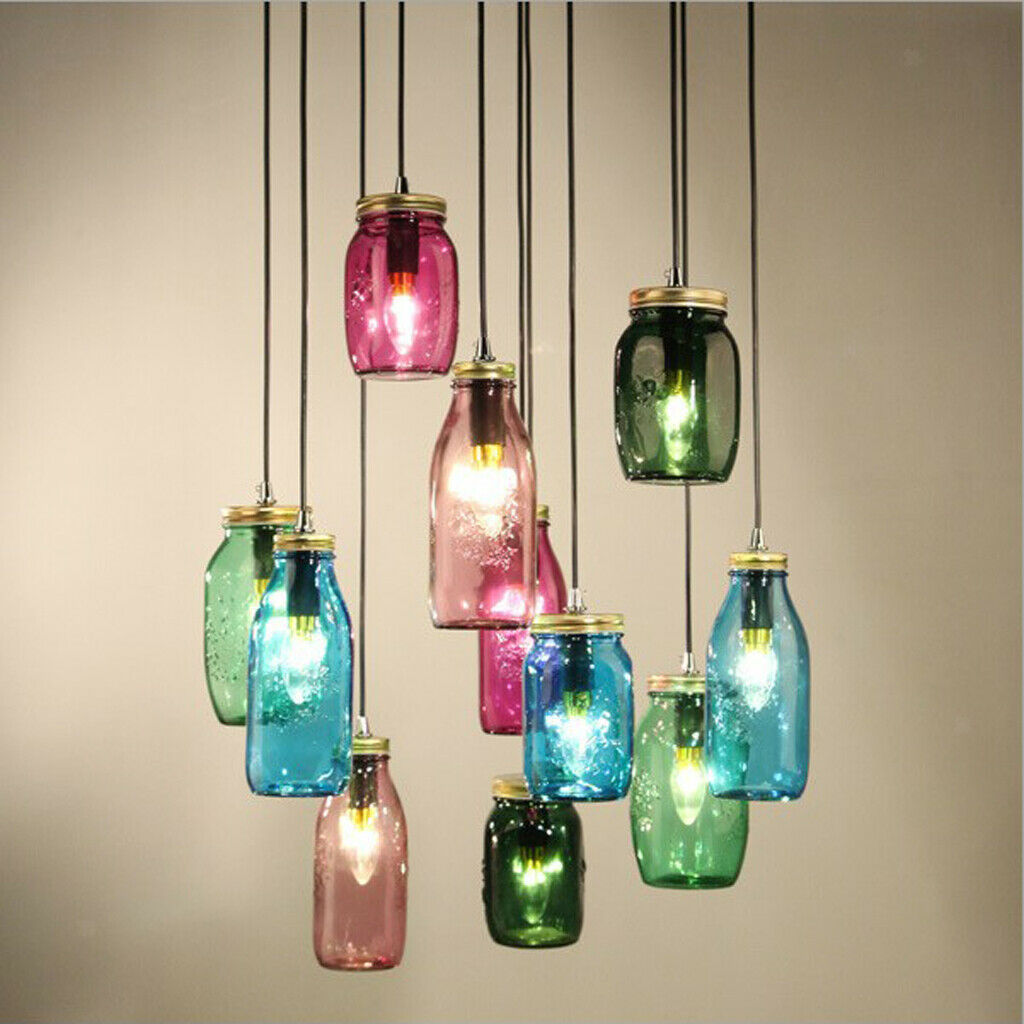 Bottle Ceiling Light Shade Cover Pendant Lampshade Fixtures Type 1 - Yellow