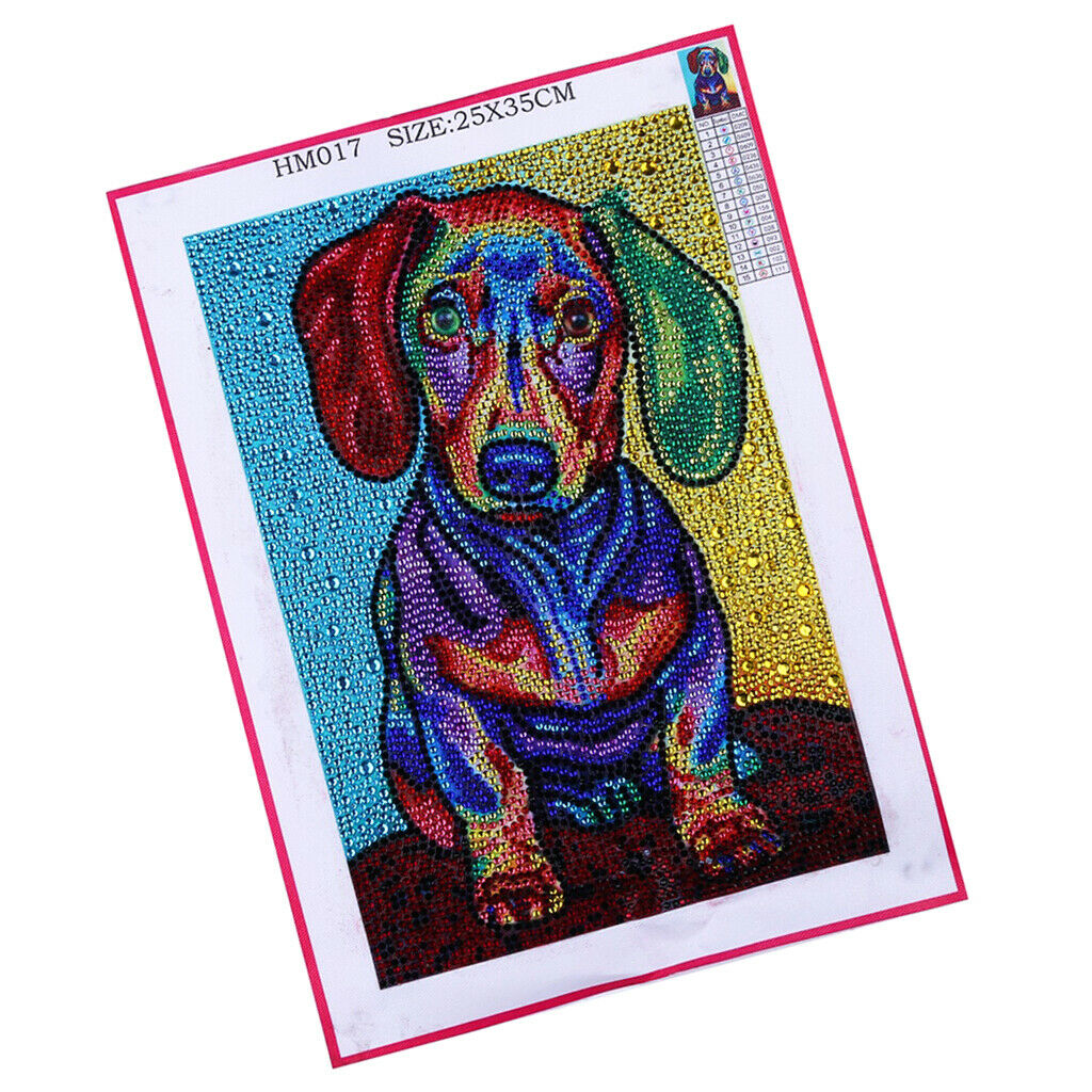 Dog  Pattern Diamond Painting Kit Full Drill DIY Arts for Home Wall Decor