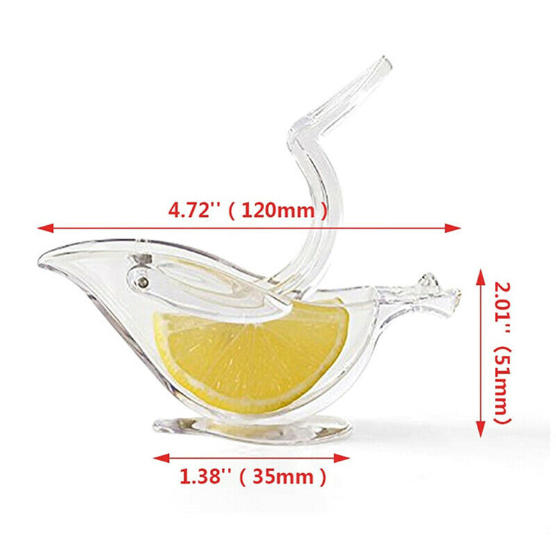 Acrylic Lemon Clip Manual Transparent Fruit Juicer Home Kitchen Bar Gadg.l8