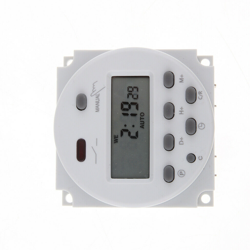 Timer Relay Switch CN101A DC12V 16A Digital LCD Programmable