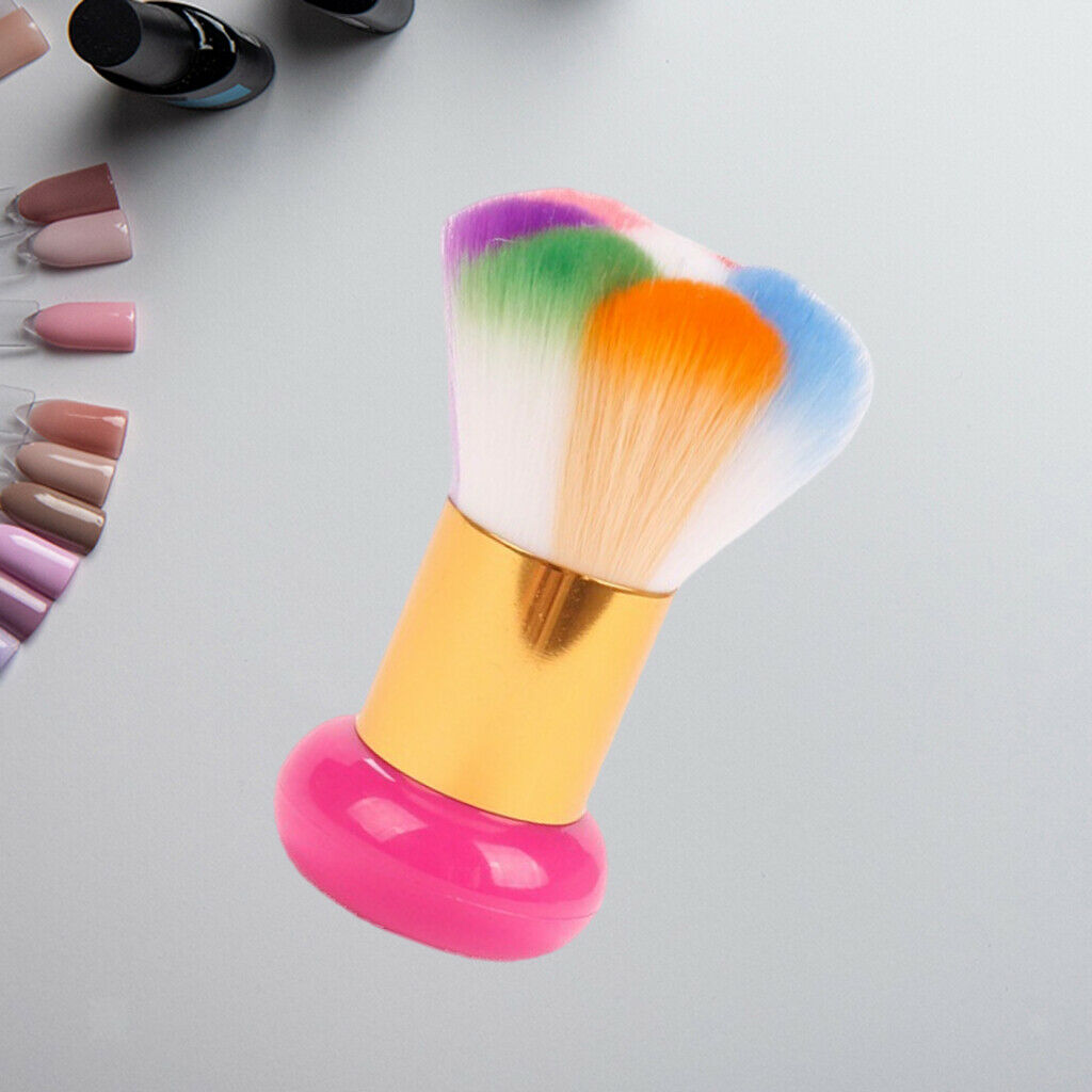 Professional Foundation Nail Art Colorful Brush UV Gel Powder Remover Tools