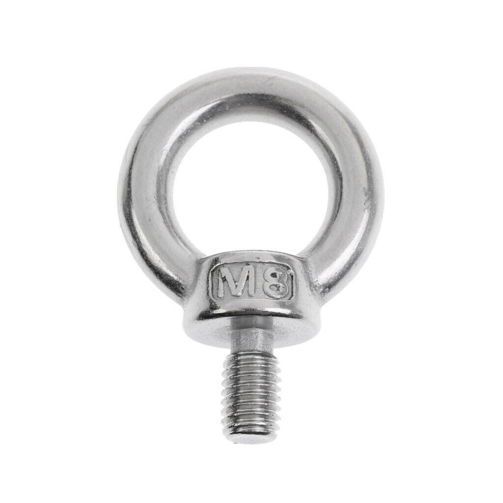 4x Machine Shoulder Eye Bolt 580 Screws Marine Grade Corrosion Resistant
