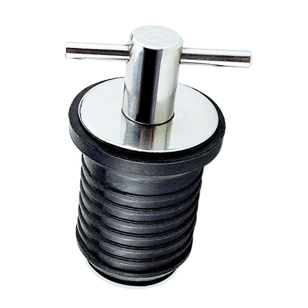 Twist Drain Plug Stopper for Marine Boats Yacht Kayak Canoe ( 1inch Diameter)