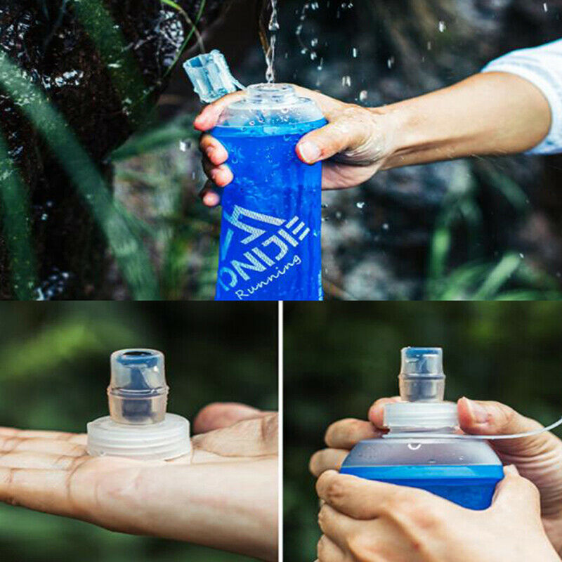 500ml Outdoor Sports Bevel Water Bottle Soft Flask Hydration Kettle BPA F JY Ad