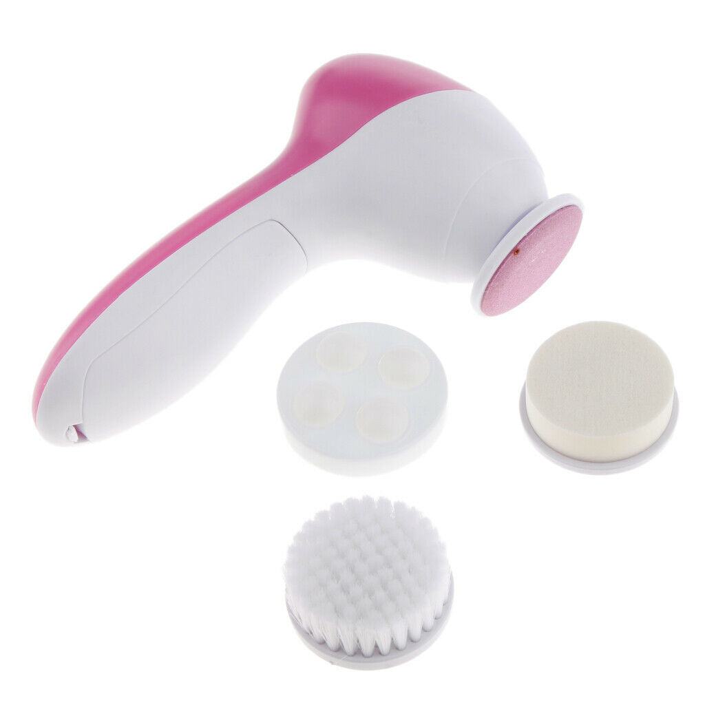 4 In 1 Electric Facial Cleansing Brush Kit, Spin Brush Skin Care Massager