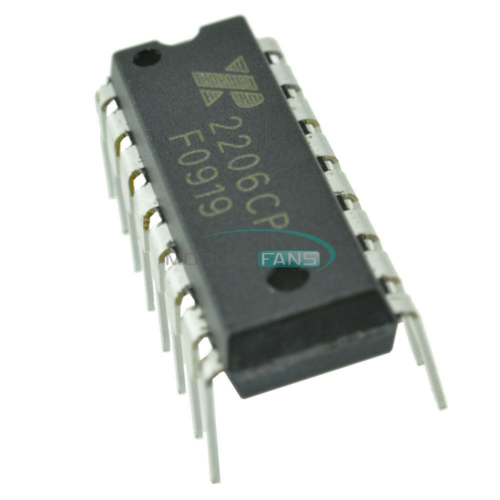 5PCS Exar XR2206 XR2206CP DIP-16Monolithic Function Generator IC 16 PIN