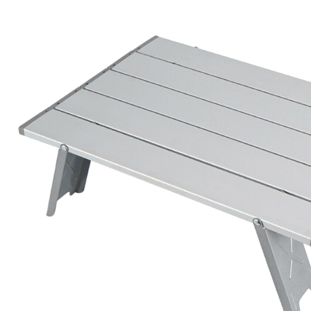 Camping Table Dinner Desk Fishing Garden Computer Support Breakfast White
