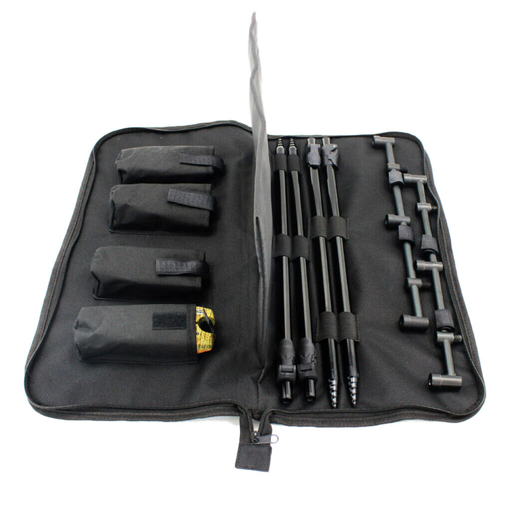 Carp Fishing Buzz Bar Bag Case For Alarm Bank Sticks Rod Pod Bite Indicator Size
