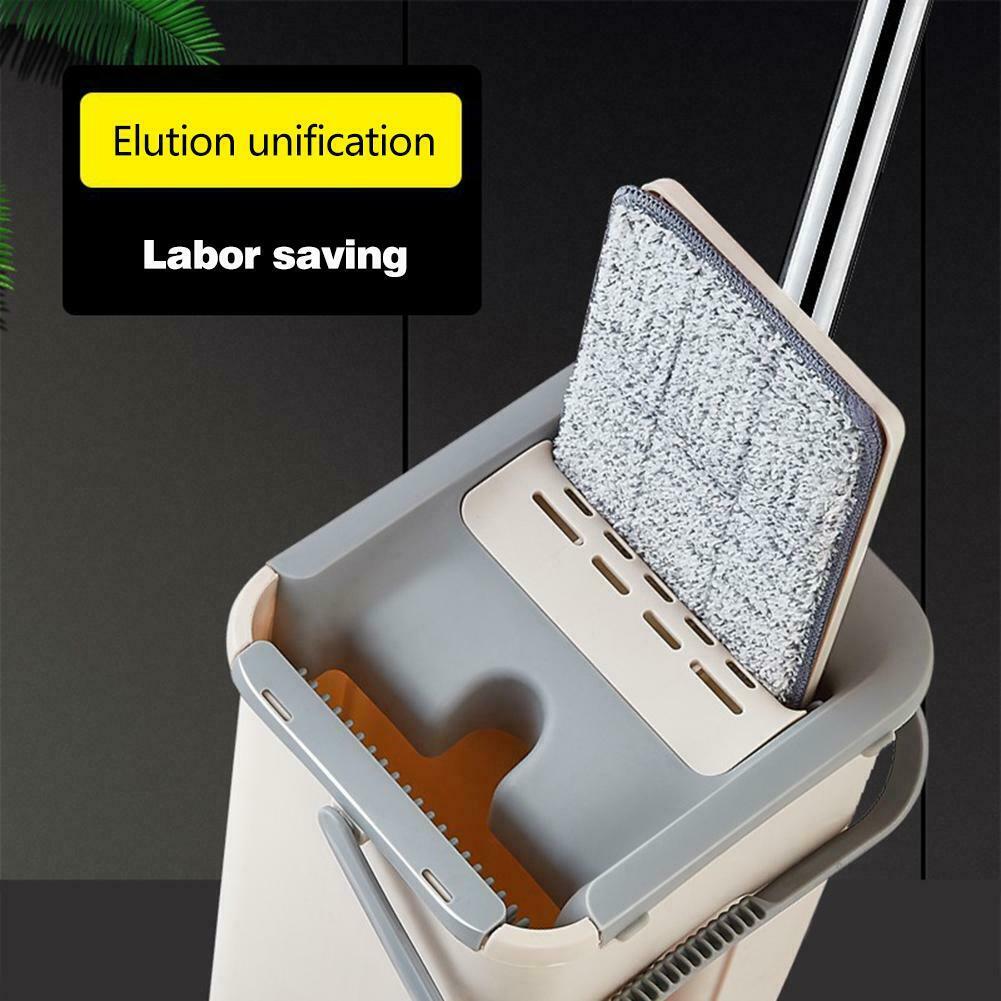 Magic Automatic Spin Mop Home Kitchen Floor Ultrafine Fiber Cleaning Cloth @