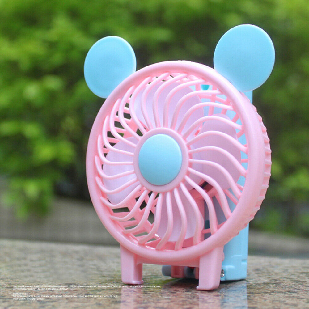 Outdoor Mini Electric Fan Foldable Electric Cooling Fan USB Charging Fans