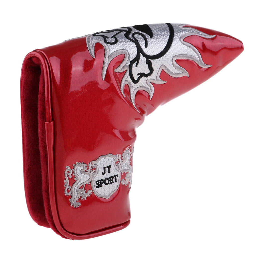 Set of 2 Golf Putter Head Covers, Golf Club Putter Protector Covers, Golf Mallet