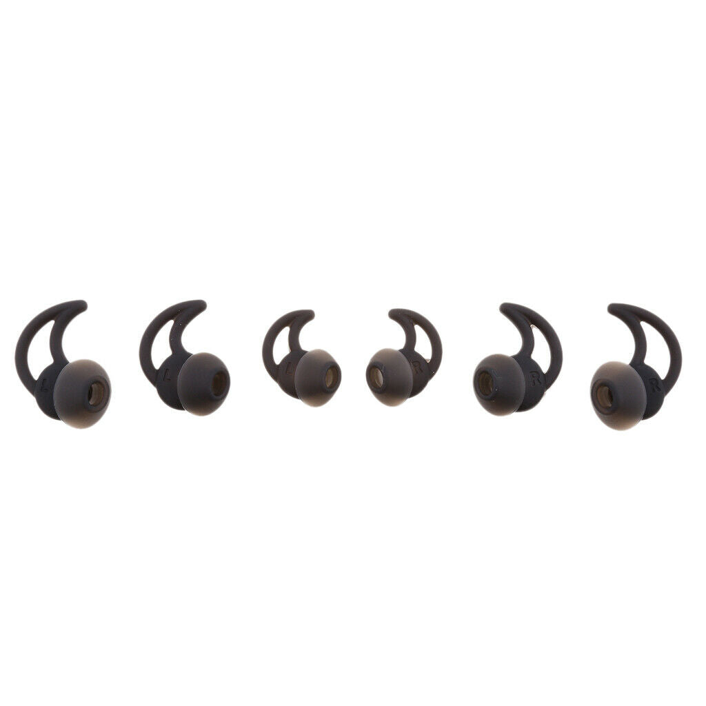 MagiDeal 3 Pair Replacement Gel Eartips Silicone Earbuds Gels Earbuds S+M+L