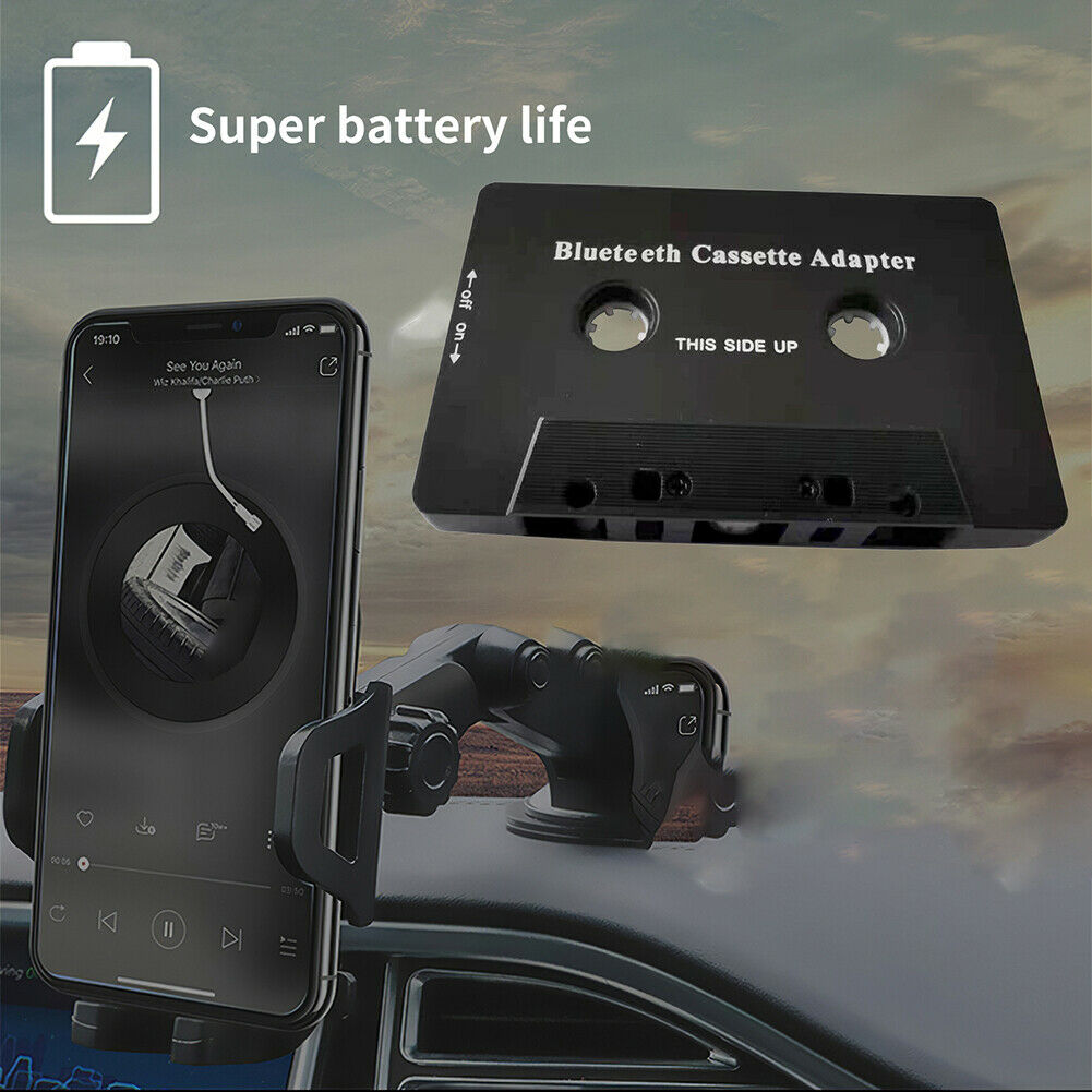 Bluetooth 5.0  Universal Cassette Audio Car Tape Aux Stereo MP3 Music Adapter