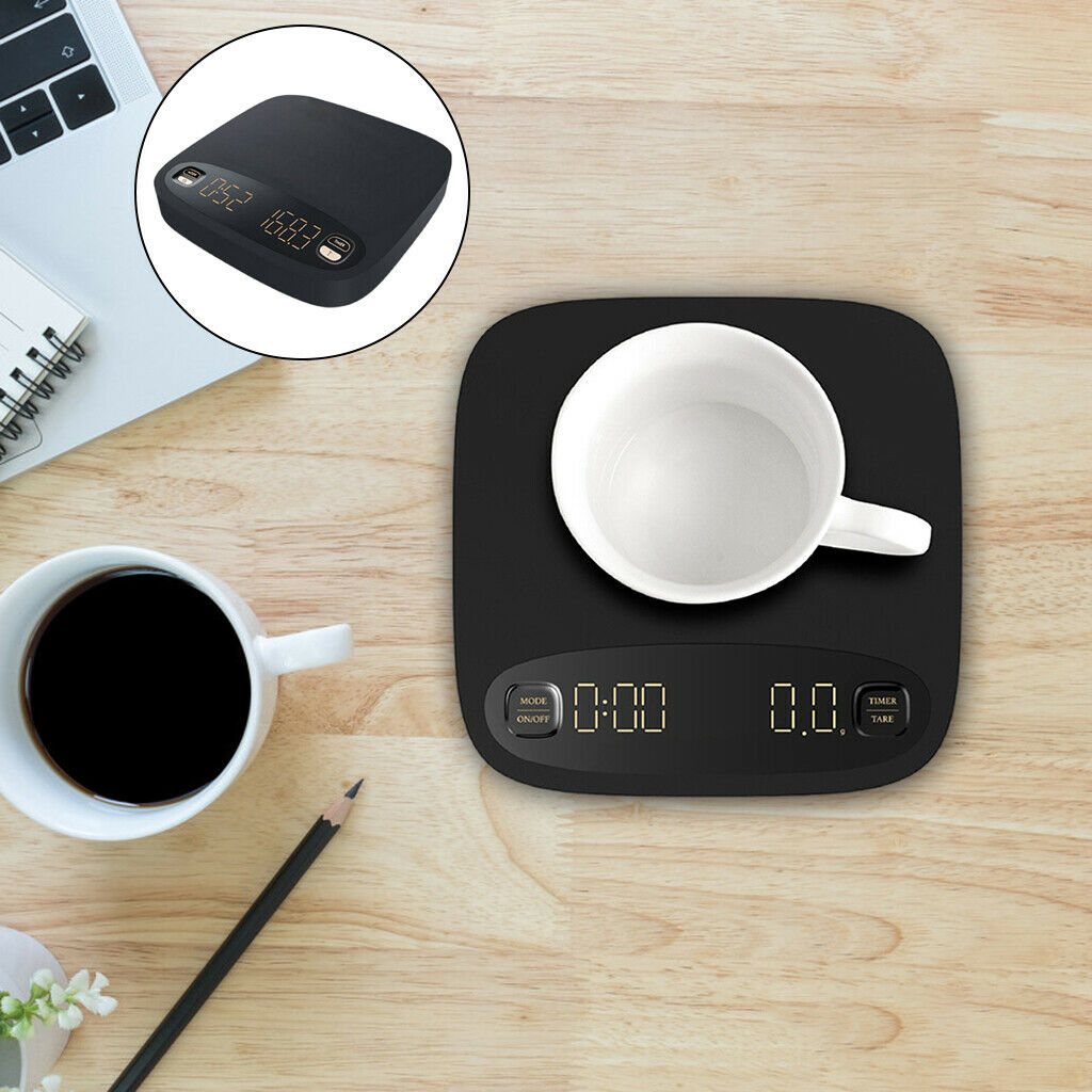 Household Coffee Scale with Timer Espresso Scale Kithen Hand Coffee Scale