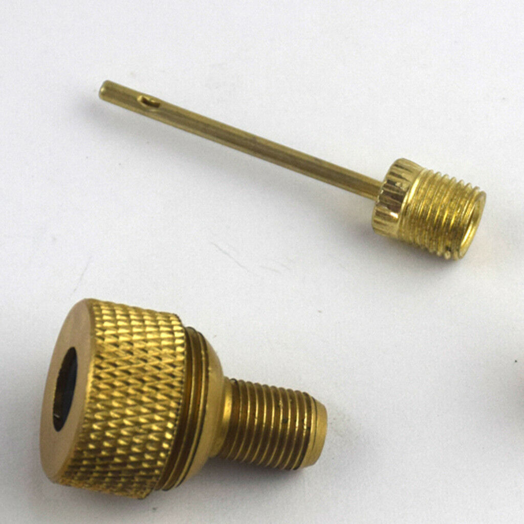 5 Pieces Brass Bike Pump Adapter Adaptor Converter Car Tube Valve Fitment