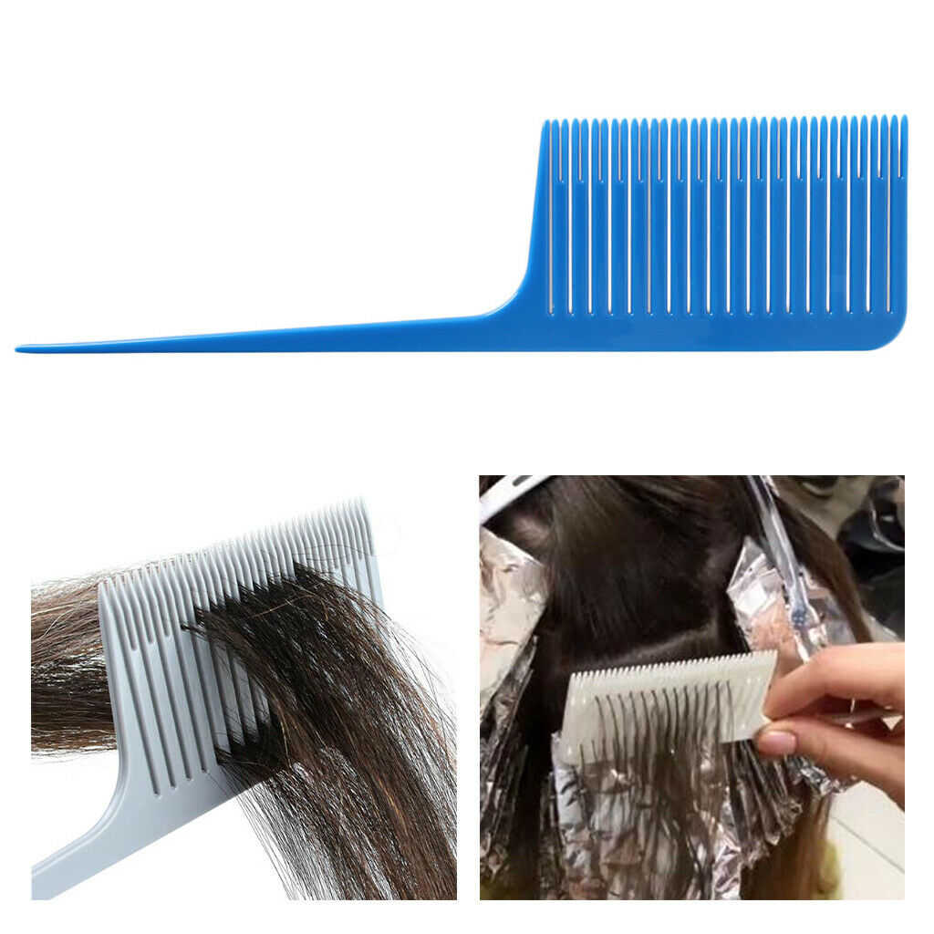 ABS Weave Highlighting Foiling Hair Comb Highlight for Hair Combs Blue