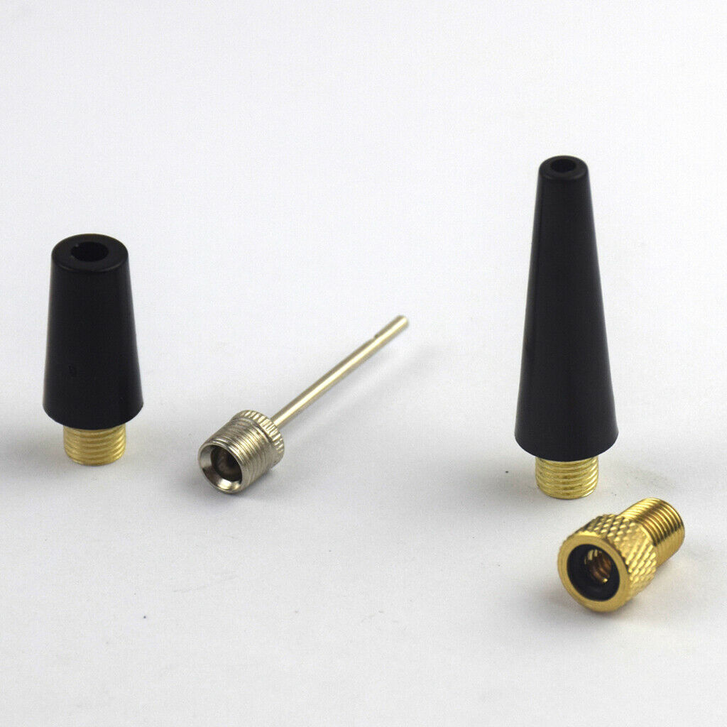 Durable Brass Pump Valve Adapter FV to AV Adaptor Sports Ball Inflate Needle